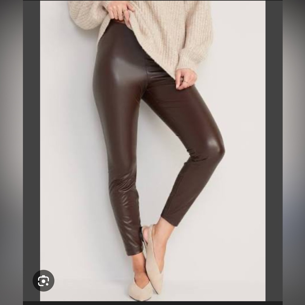 Old Navy high waisted Faux Leather pants